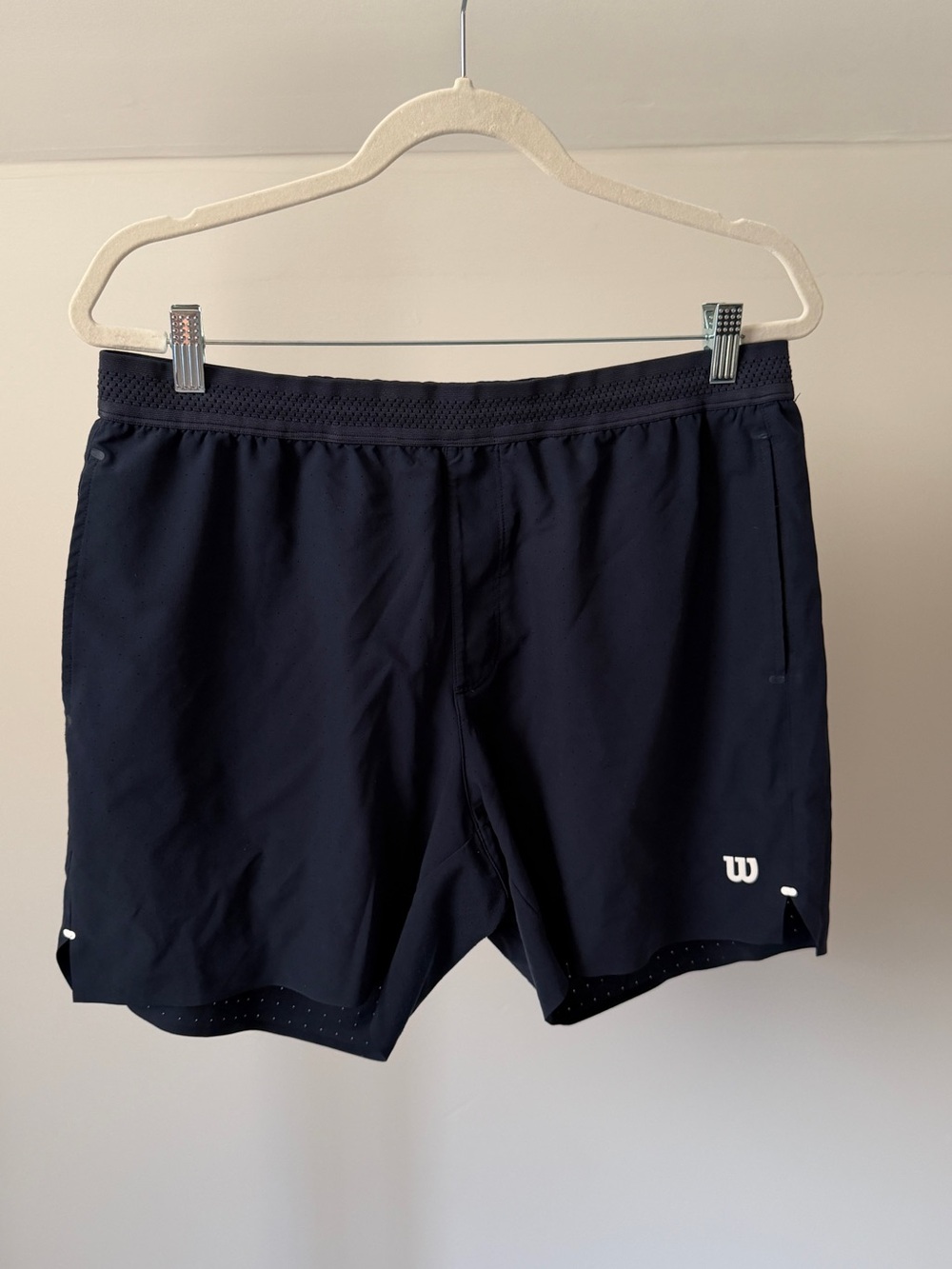 Wilson Men’s Classic Navy Tournament Short 7” Sz L